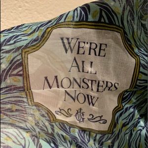 beautiful printed scarf with graphics